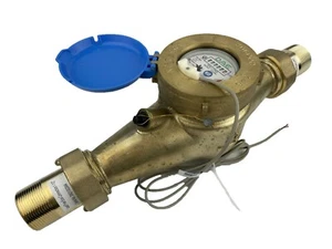 DAE MJ-150n 1.5" NTEP NSF61 Lead Free Water Meter, Pulse Output + Couplings - Picture 1 of 6