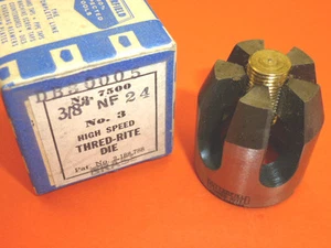 NOS! BUTTERFIELD 7500 THRED-RITE 3/8" NF 24 No. 3 ACORN DIE, #DB30005, BRASS - Picture 1 of 1