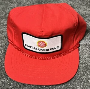 Vintage Otto Pratt & Lambert malt Hut Patch Seil verstellbar Werbung NEU - Bild 1 von 6