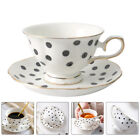 Coffee Cup and Saucer Ceramics Tea Cups Saucers Farmhouse Soup Bone China Mugs