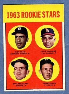 1963 Topps # 169 Rookie Stars Gaylord Perry