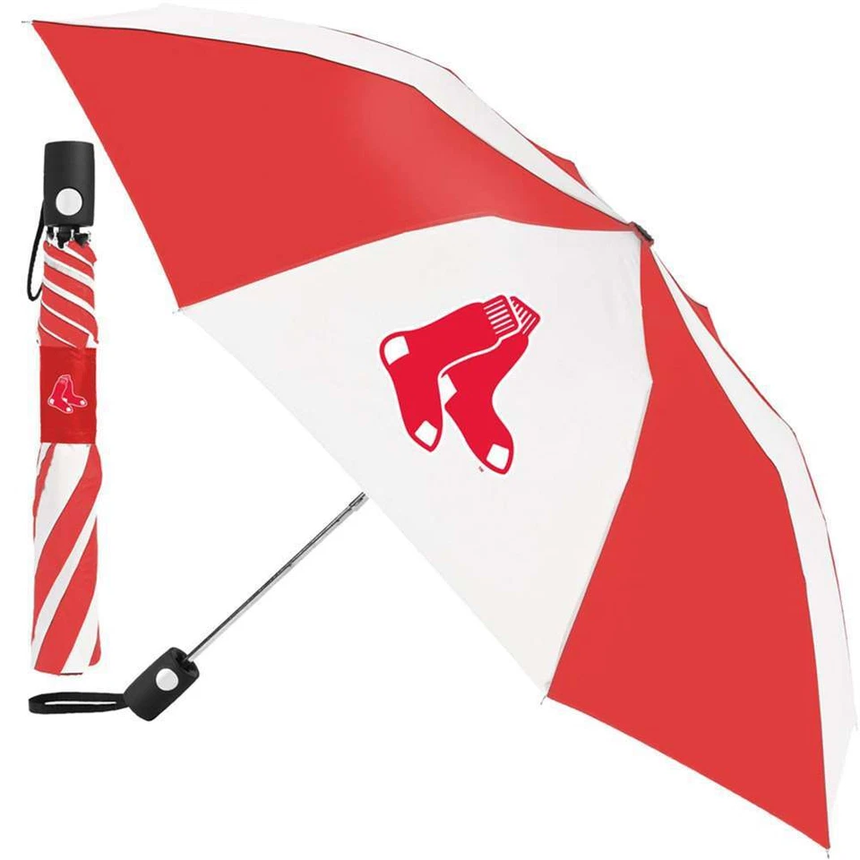 McArthur Sports- MLB Auto Fold Umbrella Boston Red Sox