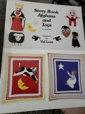 Crochet Pattern Story Book Afghans & Toys To Crochet Val Love - Image 1 of 2