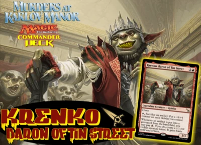 Krenko, Baron of Tin Street MTG EDH Commander Deck Mono Red Goblins! - Image 1 of 4