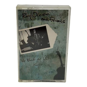 Roy Orbison And Friends:  A Black &White Night Live (Cassette, 1989 Virgin) Rock - Picture 1 of 3