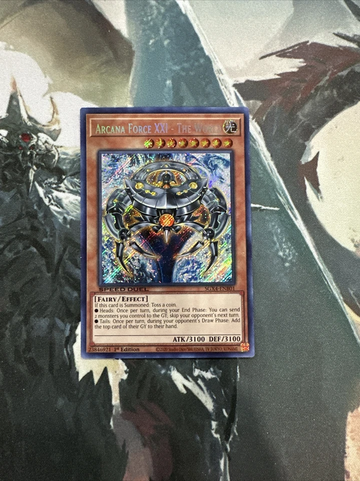 Yugioh Arcana Force XXI - The World Secret Rare SGX4 - Image 1 of 1