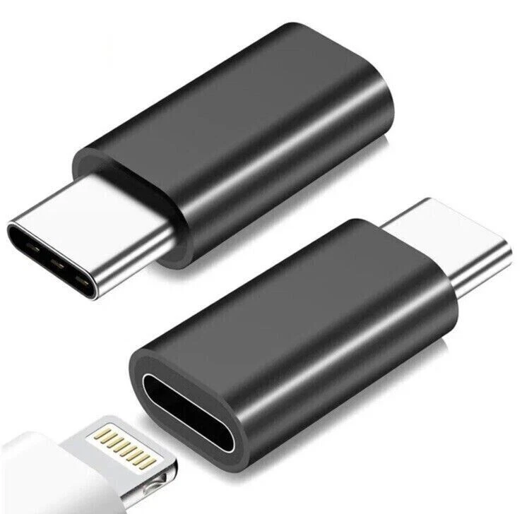 ADATTATORE CONVERTITORE OTG DA IPHONE IPAD A TYPE C CONNETTORE SMARTPHONE - Immagine 1 di 1