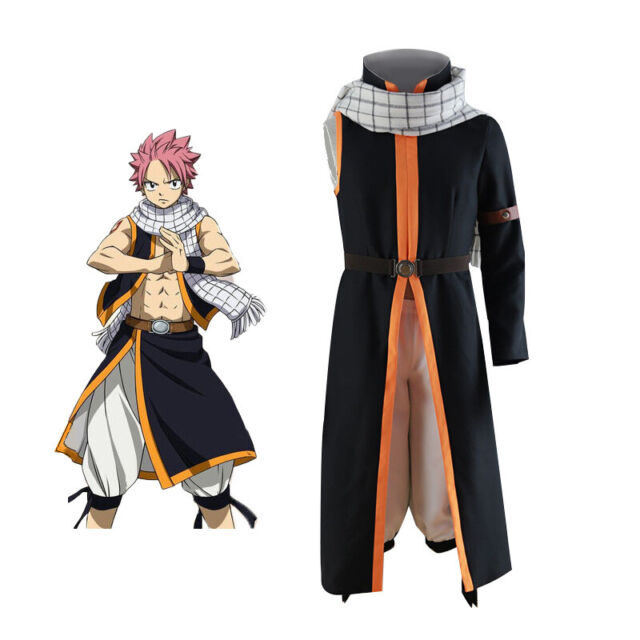 Fairy Tail Dragon Slayers Natsu Dragneel Natsu DoraguniruTeam Natsu New  Cosplay Costume