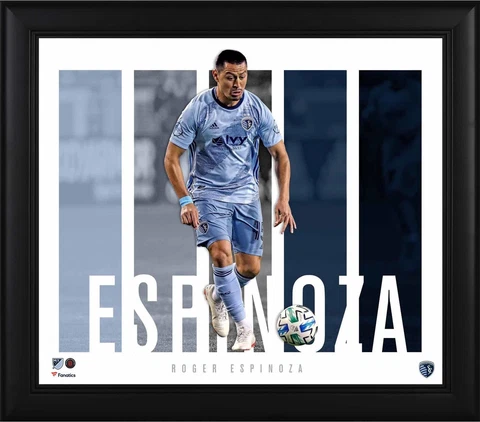 Roger Espinoza Sporting Kansas City Framed 15x17 Player Panel Collage Cover