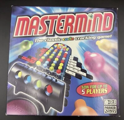 Mastermind The Classic Code Cracking Family Puzzle Game Parker 2006 Complete - Image 1 of 4