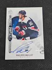 2020-21 SP AUTHENTIC PHILIPPE MAILLET #177 #ed 993/999 FUTURE WATCH ROOKIE AUTO