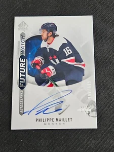 2020-21 SP AUTHENTIC PHILIPPE MAILLET #177 #ed 993/999 FUTURE WATCH ROOKIE AUTO - Picture 1 of 2