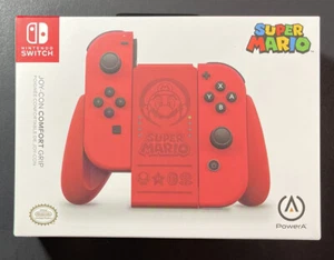 Official Nintendo Switch Joy-Con Comfort Grip ONLY [ Super Mario RED ] NEW - Picture 1 of 6