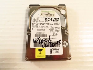 IBM Travelstar 30GB 2.5" 9.5MM IDE 44PIN HDD, IC25N030ATDA04-0 - Picture 1 of 4