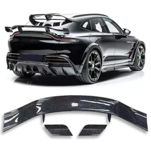 Forged Carbon Fiber Rear Trunk Lip Spoiler Wing Fits Aston Martin DBX 2021-2024 - Picture 1 of 8