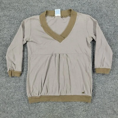 Женская футболка Paul Frank маленький серый вышитый сердце v-образным вырезом 1/2 рукав пуловер - Изображение 1 из 4