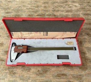 Mitutoyo 8” Digimatic Electronic Digital Pinza 500-116 Japón Herramienta de Maquinista - Imagen 1 de 14