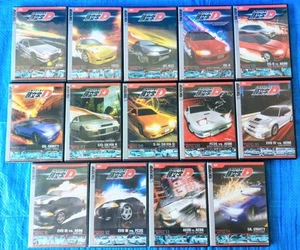 Initial D Bände 1-14 Komplett Anime DVD Set Lot Tokyopop Sammlung Karten Selten - Bild 1 von 18