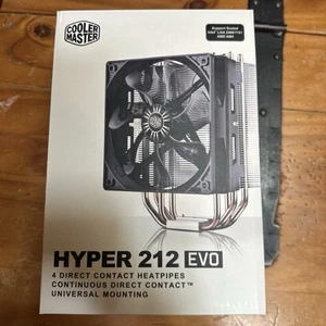 Cooler Master Hyper 212 EVO - CPU Cooler RR-212E-20PK-R2 Socket Intel AMD - Afbeelding 1 van 4