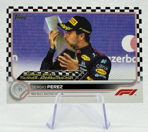 Sergio Perez 2022 Topps Formula 1 Checker Flag #156 Red Bull Racing Honda - Picture 1 of 2