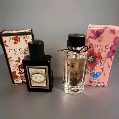 Perfume Gucci Bloom y Gucci Flora tamaño mini viaje 5 ml cada uno. Nuevo en caja.  Foto 1 de 3