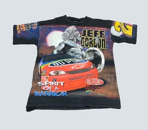 Vintage Jeff Gordon Hemd Herren XL Spirit of a Warrior NASCAR Racing schwarz 90er - Bild 1 von 14