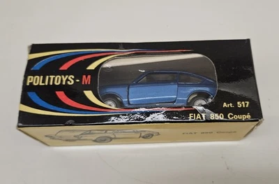 POLITOYS M 517 FIAT 850 COUPE'  - 1/43 - ORIGINAL MINT BOX - Immagine 1 di 4