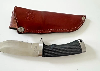 Cuchillo fijo Katz Pro Hunter 4,38" 9Cr18MoV acero hoja espiga completa mango de ciervo Foto 1 de 4