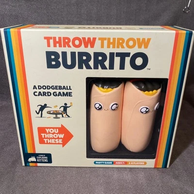 Throw Throw Burrito by Exploding Kittens - A Dodgeball Card Game Brand NEW  - Image 1 of 4