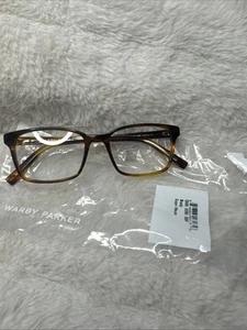 Warby Parker Eyeglasses BRADY Sugar Maple Optical 53-17-145 Free Shipping A20 - Picture 1 of 4