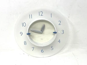 Michael Graves Wanduhr 13" Acryl blaue Zahl analog geprüft - Bild 1 von 2