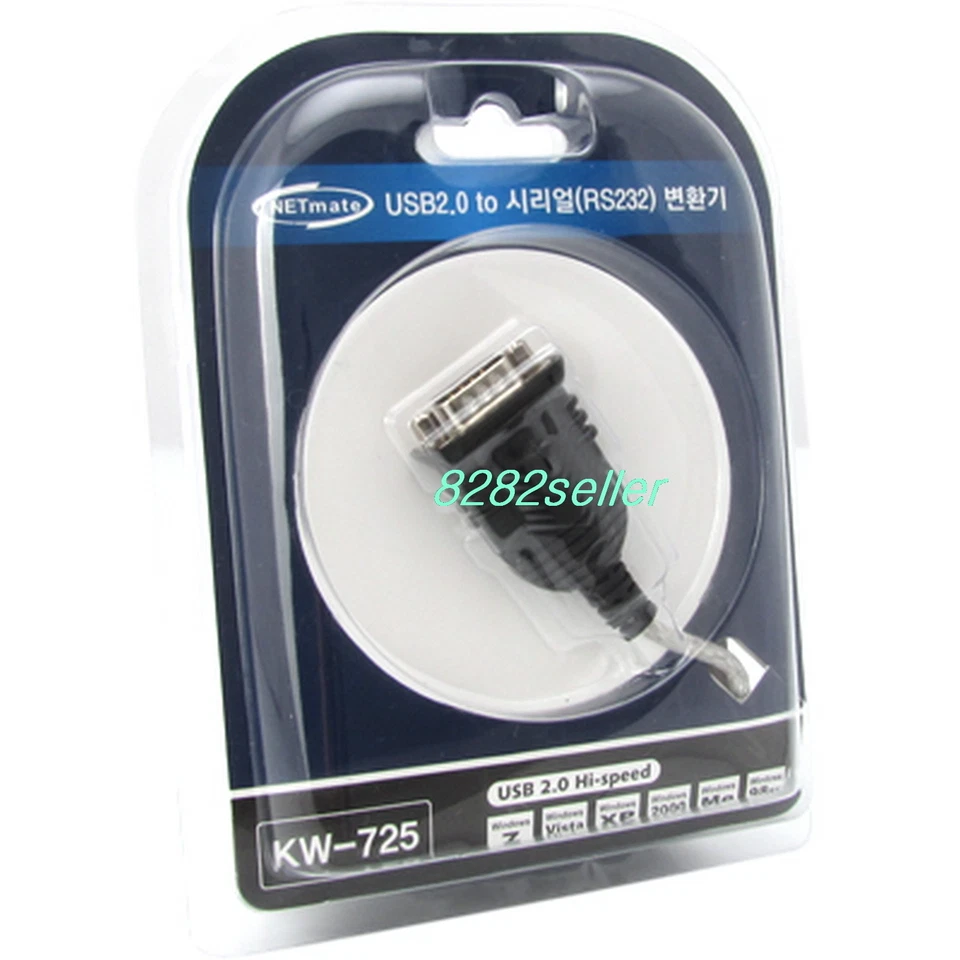 KW725 High Quality USB 2.0 to RS232 Serial Convertor Cable Type DB9 9Pin Adapter - Image 1 of 3