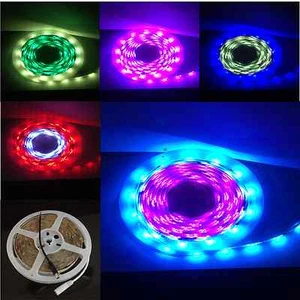 5M Digital Dream Chasing Flag Pole Led Lights + Mains Plug Waterproof IP65 - Picture 1 of 14