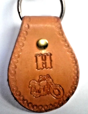 Llavero Todo Cuero + Ur Letra "H" + Moto...~*~[] Foto 1 de 2
