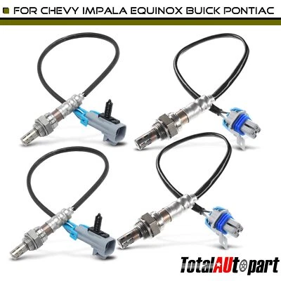 4x Sensor de oxígeno O2 para Chevrolet Impala 2006-2007 Buick aguas arriba y aguas abajo Foto 1 de 4