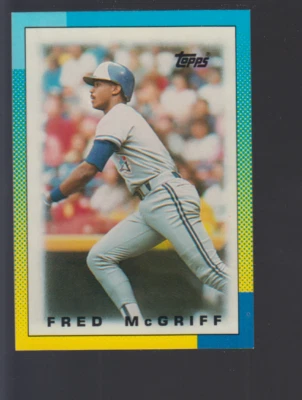 Fred McGriff  Toronto Blue Jays 1990 Topps Mini Leaders #43  - Image 1 of 2
