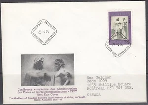 Finland Scott 546 FDC - 1974 Europa Issue Conference - Picture 1 of 1