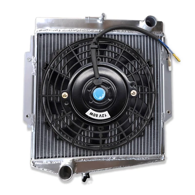 Алюминиевый радиатор + вентилятор 1963-1970 DATSUN SPORTS FAIRLADY 1500/1600/2000 ROADSTER - Изображение 1 из 4