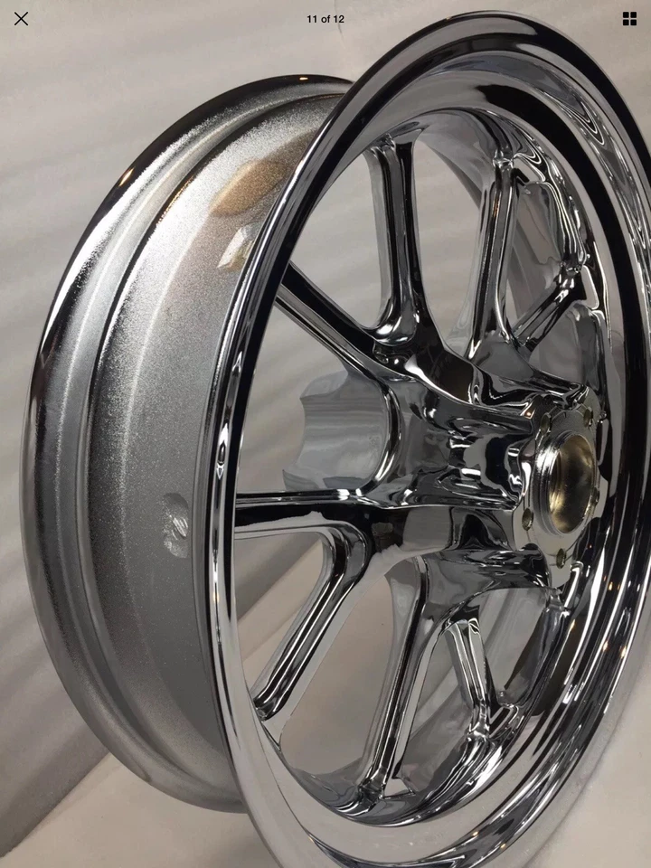 HARLEY SUPER LOW REAR RIM WHEEL OEM 2011 -17 SPORTSTER CUSTOM CHROME EXCHANGE - Image 1 of 4