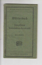 Wörterbuch zur französischen Konversations-Grammatik 1919 Otto Süpfle Gaspey