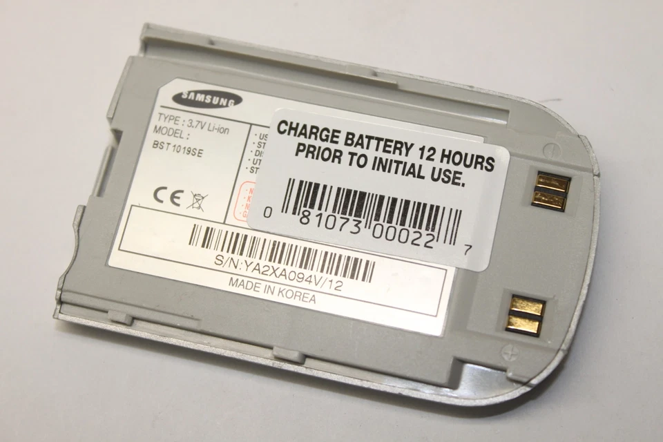 Batería de iones de litio estándar de repuesto original OEM Samsung BST1019SE 3,7 V para A310 Foto 1 de 1