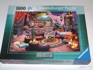 RAVENSBURGER 1000 TEILE PUZZLE - BOHO RETREAT - EINMAL GEFERTIGT - Bild 1 von 1