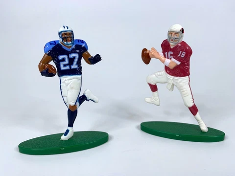1999 Topps Action Flats Eddie George  & Jake Plummer 3" Mini Action Figures Cover
