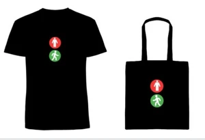 Red Light Green Light-Unisex t-shirts with matching tote bag - Picture 1 of 4