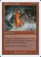 1 x MTG NM Seismic Assault 7Th Edition Rare