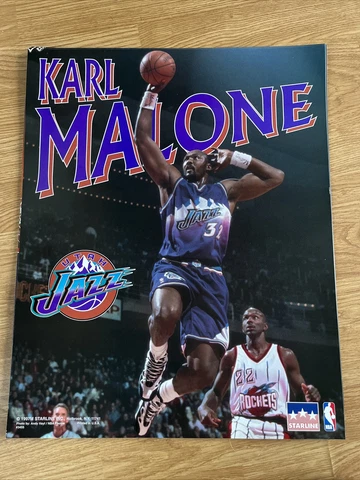 Karl Malone Utah Jazz 16x20 Starline Poster New Cover