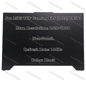 15.6" ASUS TUF Gaming F15 FX507VI/ZU FHD LCD Non-Touch Screen Display Complete - Picture 1 of 10