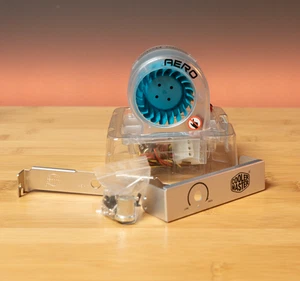 New Vintage Cooler Master Aero Blower Centrifugal Fan with PCI and 3.5 Bracket - Afbeelding 1 van 7