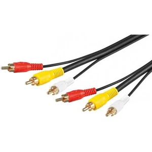 Wentronic AVK 201-500 5.0m Audio-Video-Kabel 5,0 m lose # 50140 - Bild 1 von 1