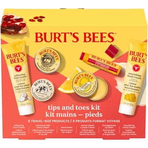Burts Bees Set de Regalo Puntas y Dedos de los Pies, Crema de Manos, Crema de Pies, Crema para Cutículas, Manos S - Imagen 1 de 12